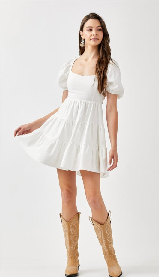 White Elle Dress